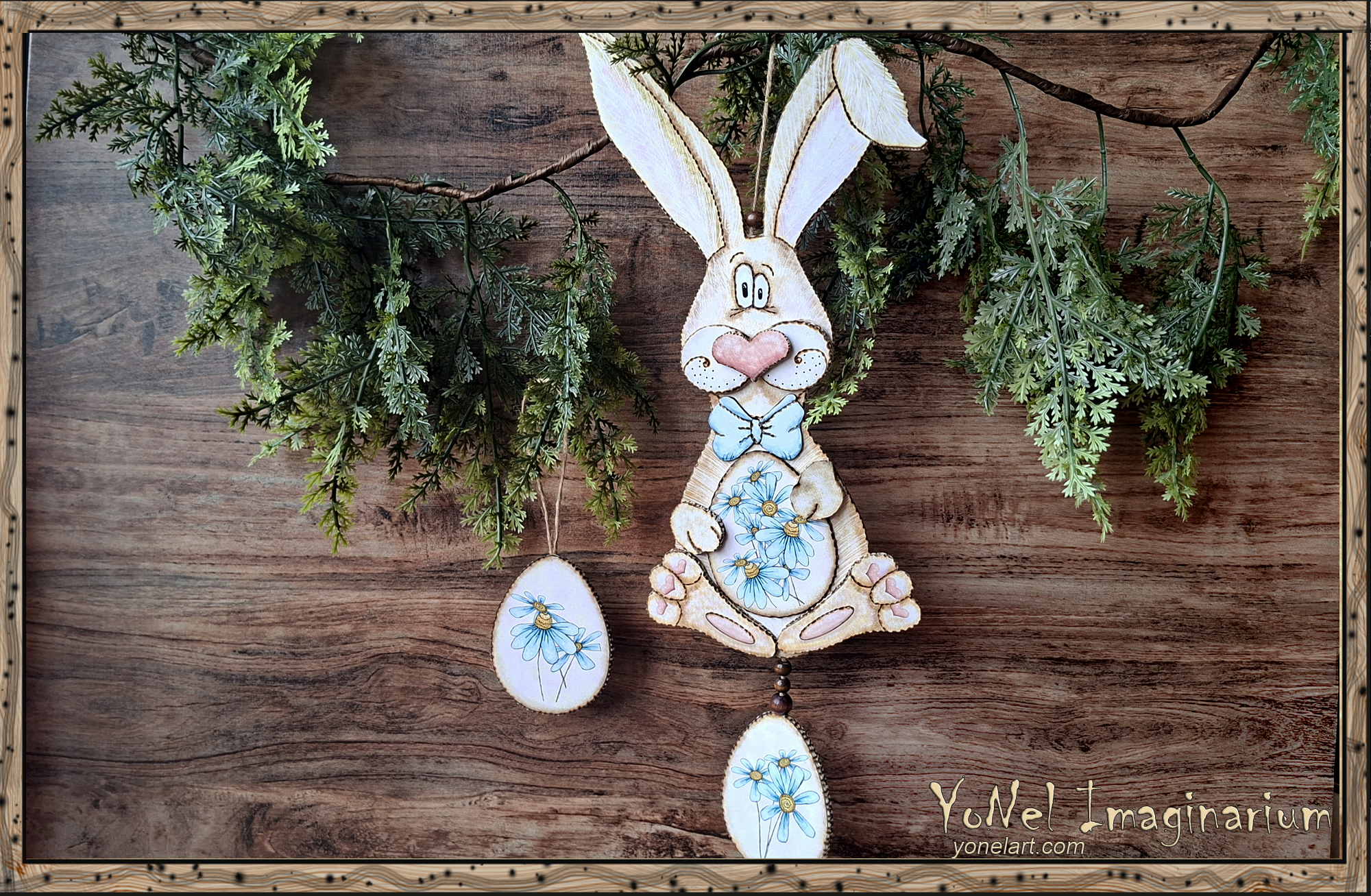 ръчно изработено зайче с яйце декорация пролет / handmade bunny with egg spring decoration