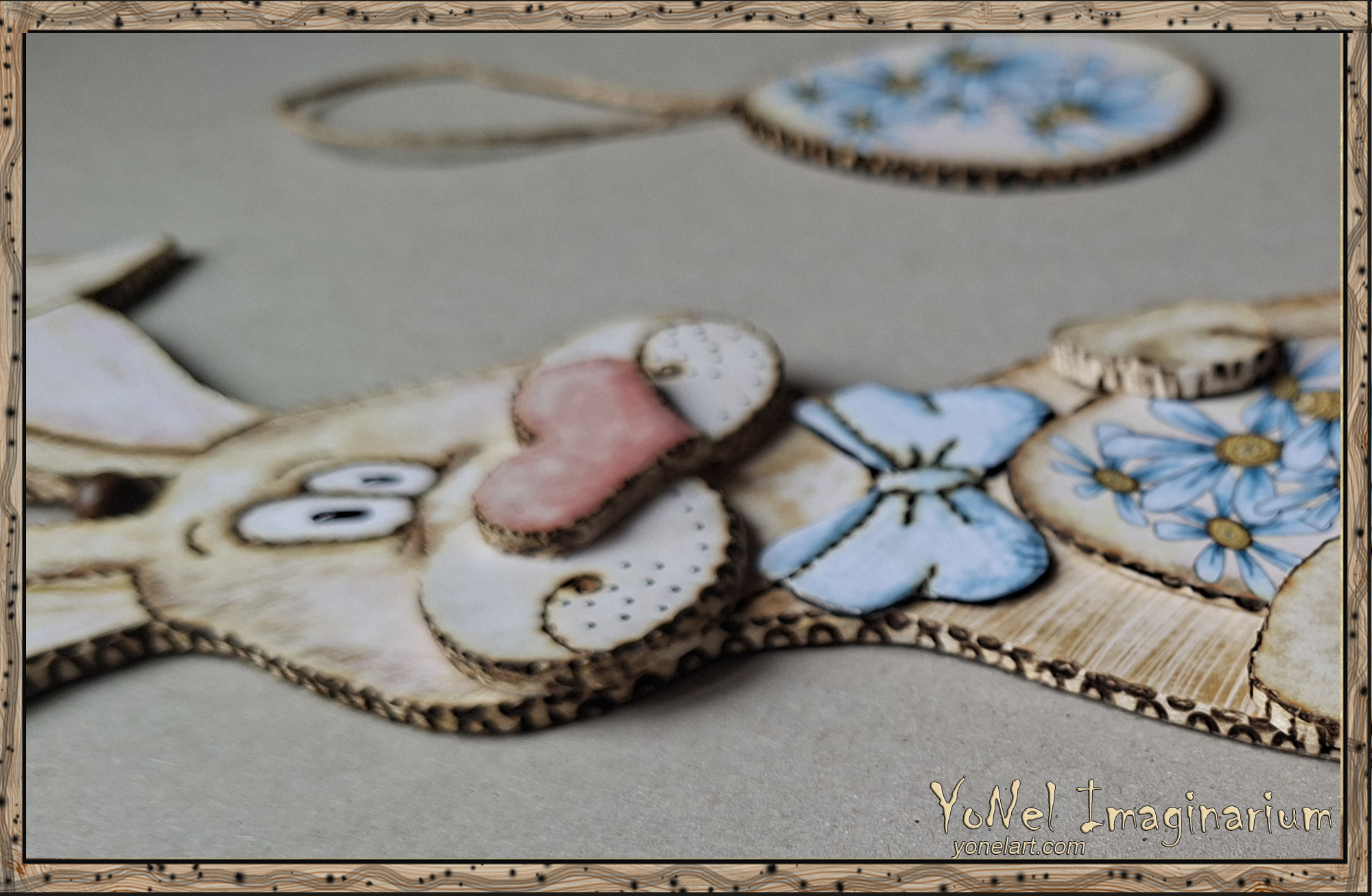 детайл зайче ръчна изработка дебелина текстура / handmade bunny detail thickness texture close up