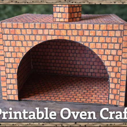 Pizza Oven Craft & Signs Printable – Pretend Play Activity for Kids