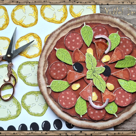 Build Your Own Pizza Printable – Kids Pretend Play Food Activity