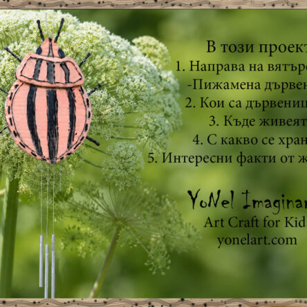 Арт занимания за деца #4: Пижамена Дървеница, интересни факти, начин на живот